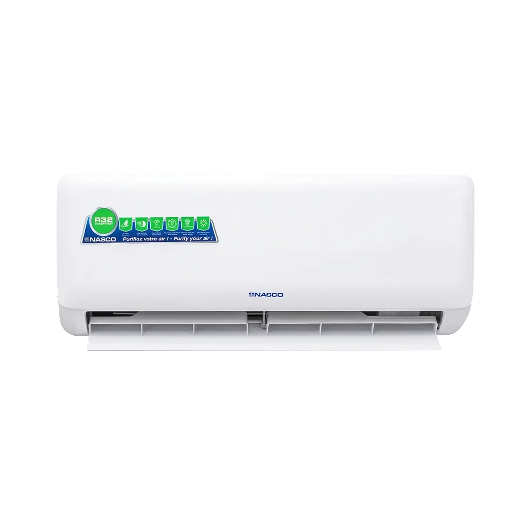 NAS-A12INV-X-R32-FRONT_compressed NASCO SPLIT AC- INVERTER R32 18000 Btu/h - Image 1