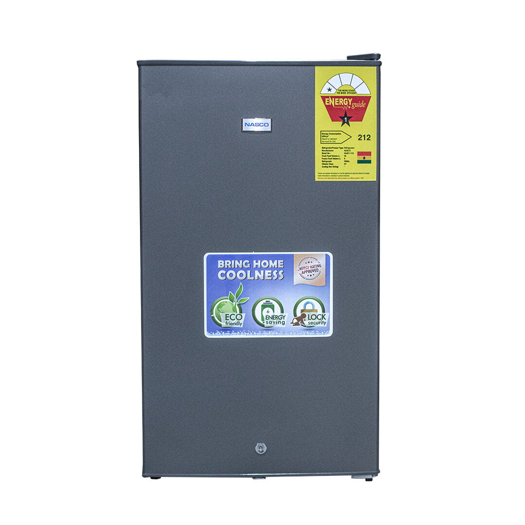 NASCO-82LTR-TABLE-TOP-FRIDGE-NASF1-11S-FRONT_compressed NASCO REFRIGERATOR- TABLE TOP 91L - Image 1