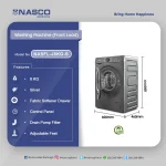 NASCO WASHING MACHINES (FRONT LOAD) 8KGS - Image 4