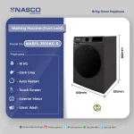 NASCO WASHING MACHINES (FRONT LOAD) 10KGS - Image 3