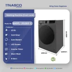 NASCO WASHING MACHINES (FRONT LOAD) 12KGS - Image 3