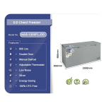 NASCO CHEST FREEZERS 800L - Image 2