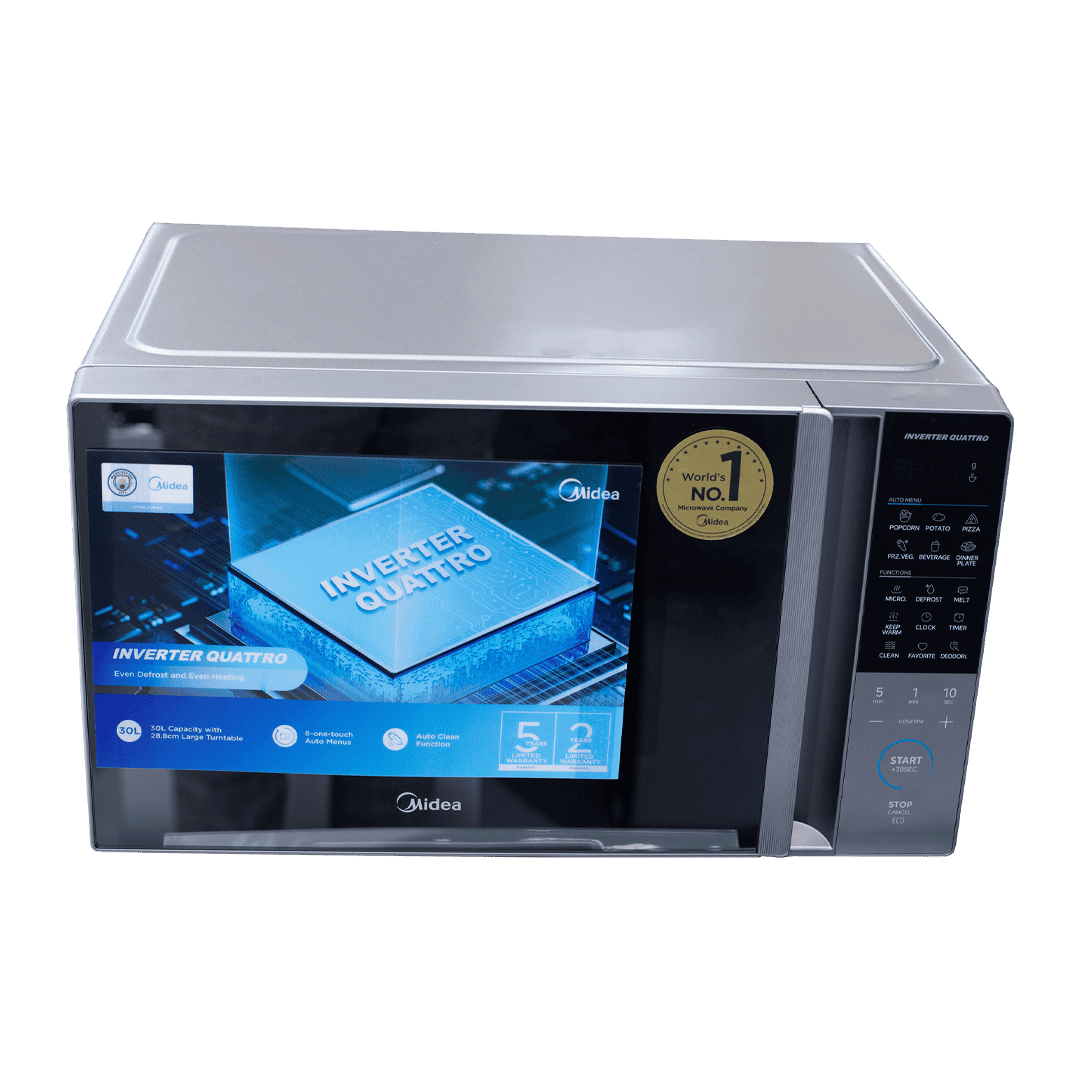 EM9P032MO-S_compressed MIDEA SOLO MICROWAVE 30 LTRS- SILVER - Image 1