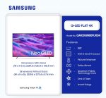 SAMSUNG Q-LED 4K NEO TV 100'' - Image 2