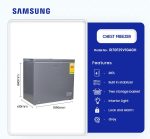 SAMSUNG CHEST FREEZER 287L- GRAY - Image 2